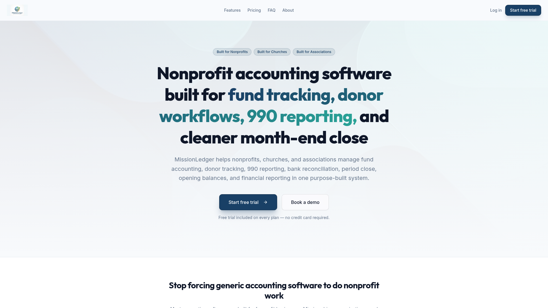 MissionLedger screenshot